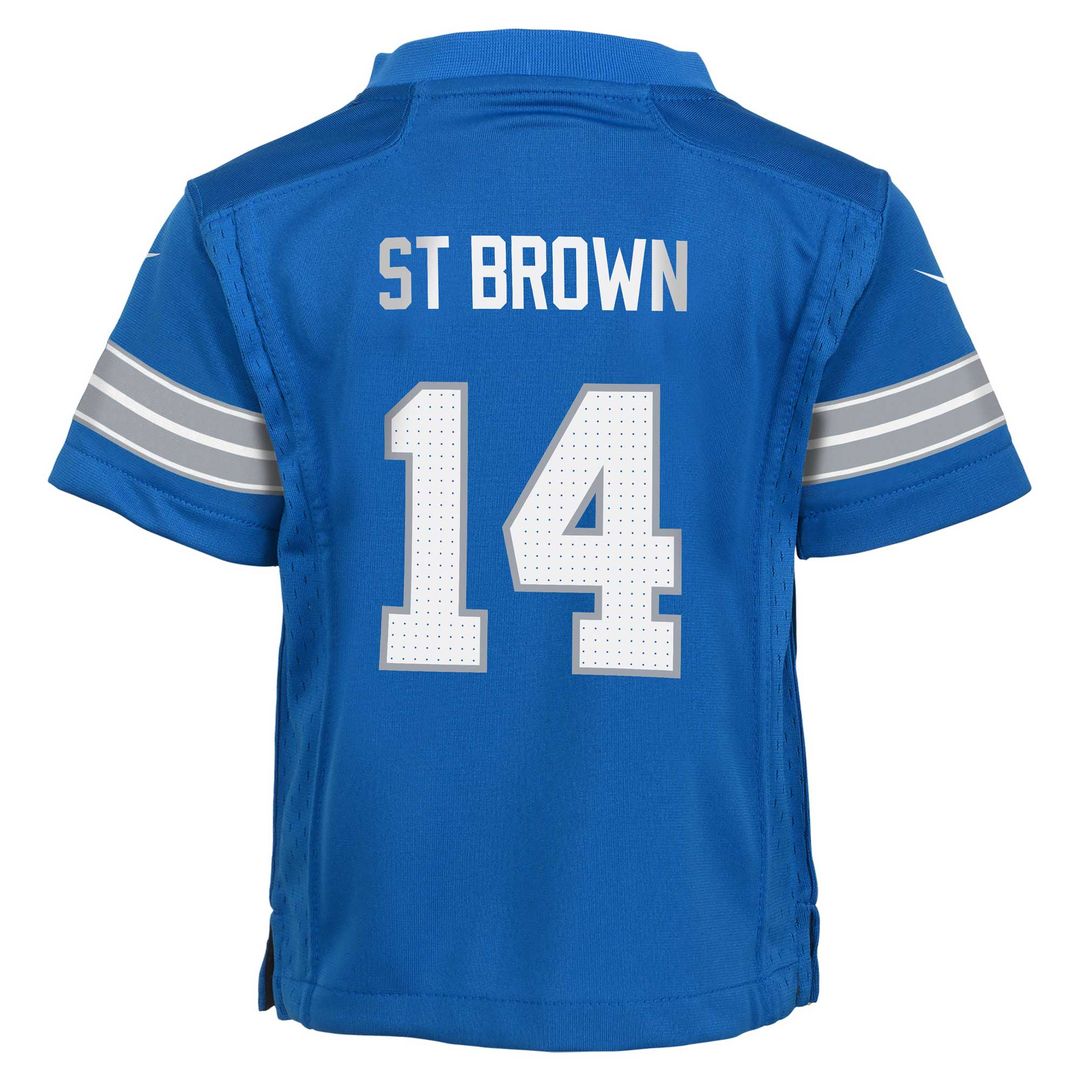 Amon-Ra St. Brown Detroit Lions Nike Preschool Player Game Jersey - Blue