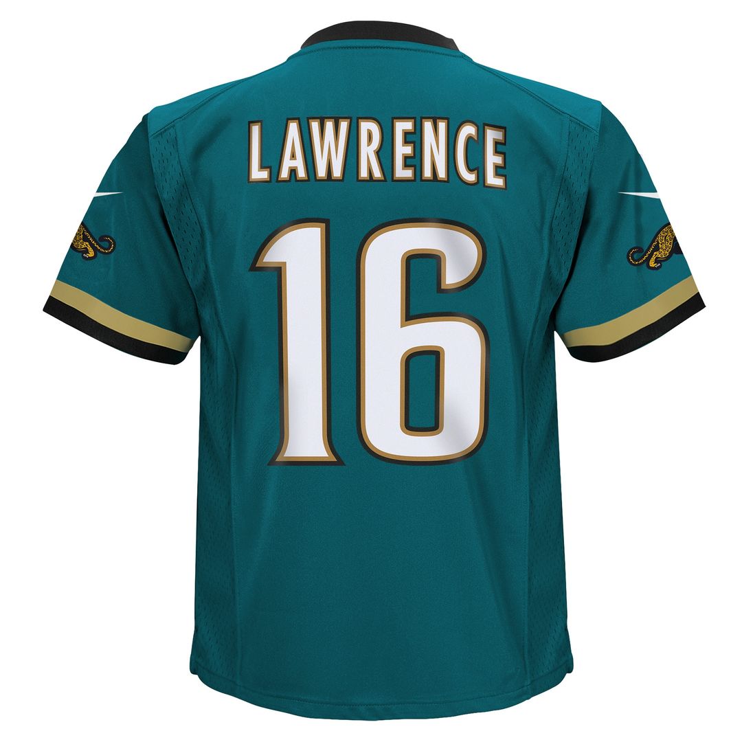 Trevor Lawrence Jacksonville Jaguars Nike Preschool Prowler Throwback Player Game Jersey - Teal