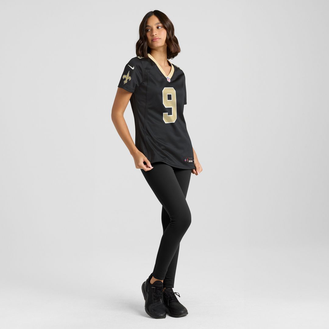 Drew Brees New Orleans Saints Nike Women's Team Game Jersey -  Black