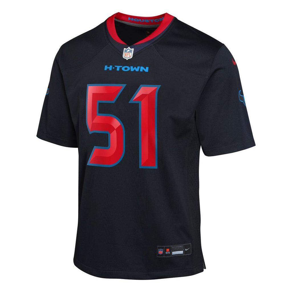 Will Anderson Jr. Houston Texans Nike Youth Game Jersey - Navy
