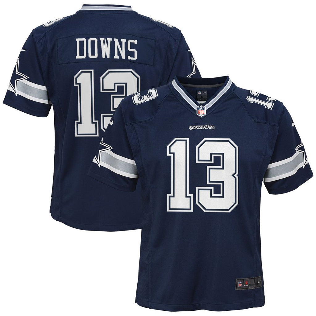Caleb Downs Dallas Cowboys Nike Youth Team Game Jersey - Navy