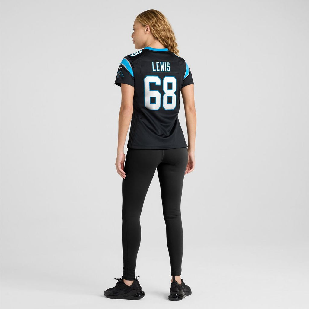 Damien Lewis Carolina Panthers Nike Women's  Game Jersey -  Black