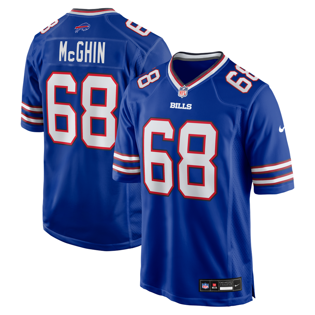 Garrett McGhin Buffalo Bills Nike Team Game Jersey - Royal