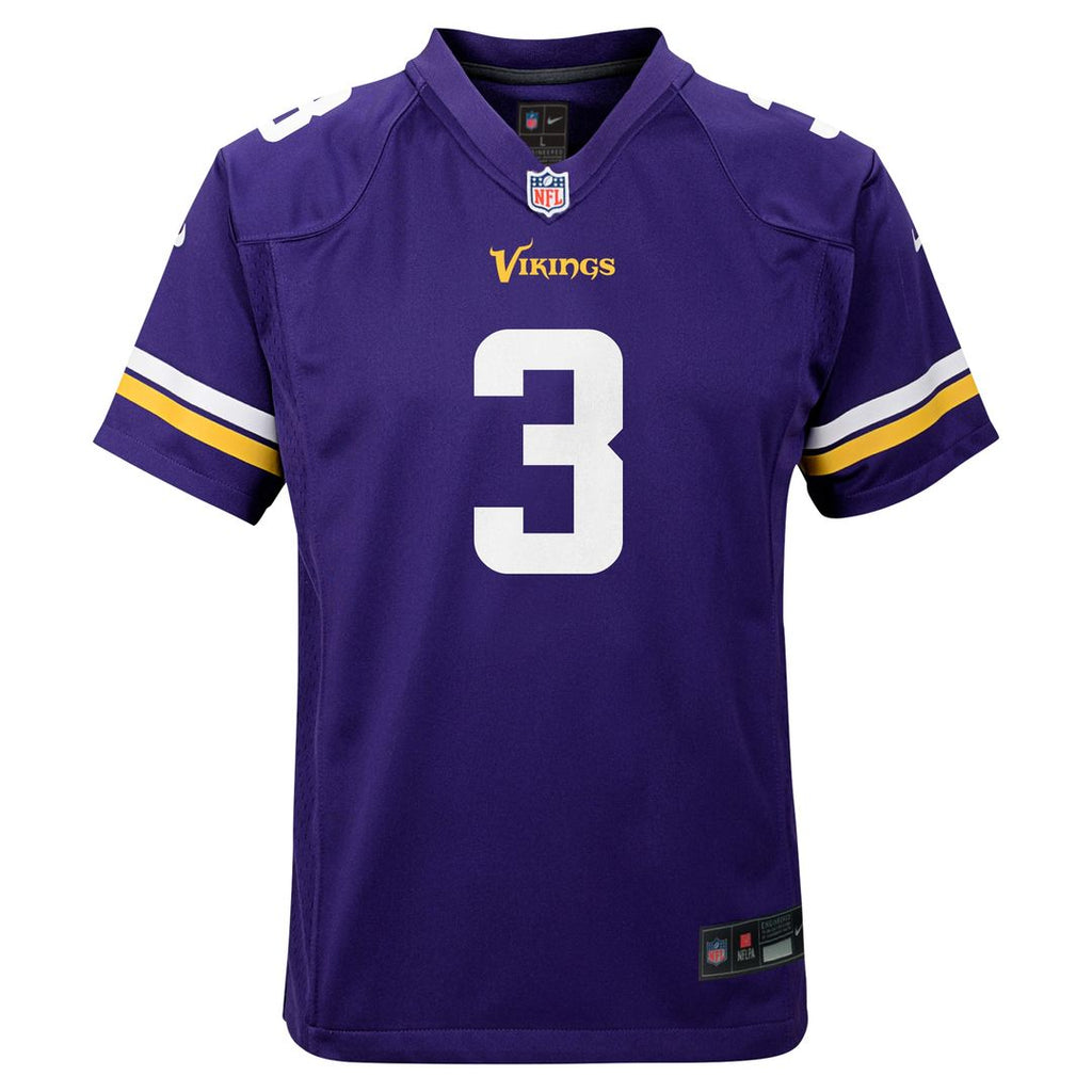 Jordan Addison Minnesota Vikings Nike Youth Game Jersey - Purple