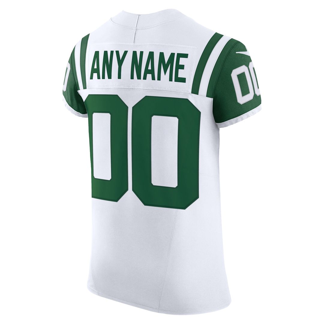 New York Jets Nike Vapor F.U.S.E. Elite Custom Jersey - White