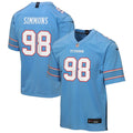 Jeffery Simmons Tennessee Titans Nike Youth Game Jersey - Light Blue