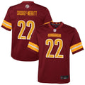 Jacory Croskey-Merritt Washington Commanders Nike Youth Team Game Jersey - Burgundy