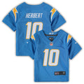Justin Herbert Los Angeles Chargers Nike Infant Team  Player Game Jersey - Powder Blue
