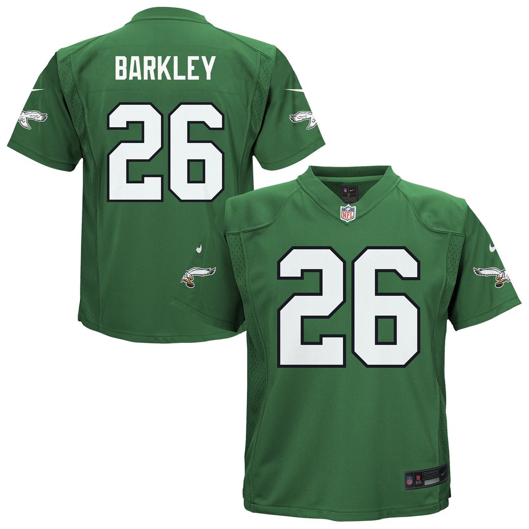 Saquon Barkley Philadelphia Eagles Nike Infant Alternate  Player Game Jersey - Kelly Green