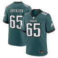 Lane Johnson Philadelphia Eagles Nike Team Game Jersey -  Midnight Green