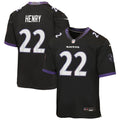 Derrick Henry Baltimore Ravens Nike Youth Alternate Game Jersey - Black