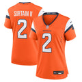 Patrick Surtain II Denver Broncos Nike Women's Team Game Jersey - Orange