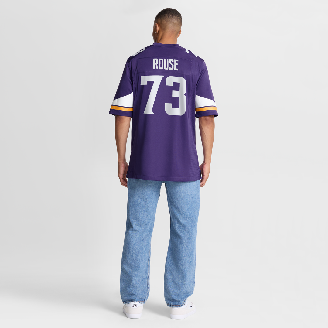 Walter Rouse Minnesota Vikings Nike Team Game Jersey -  Purple