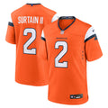 Patrick Surtain II Denver Broncos Nike Team Game Jersey - Orange