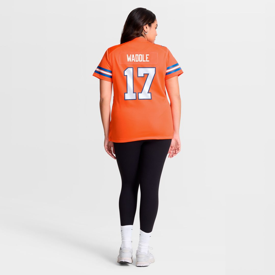 Jaylen Waddle Denver Broncos Nike Women's Mile High Collection 1977 Throwback Game Jersey -  Orange