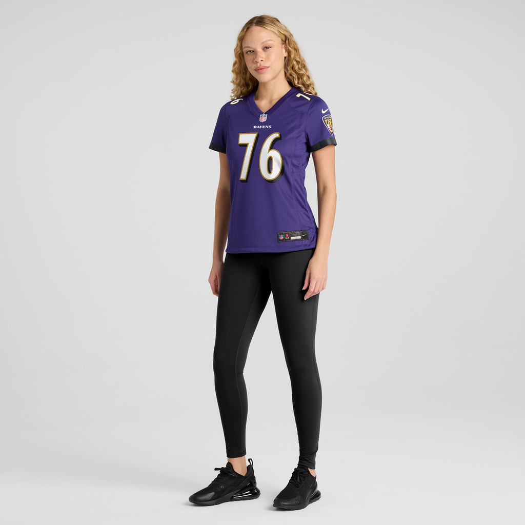 Kenyon Green Baltimore Ravens Nike Women's Team Game Jersey -  Purple
