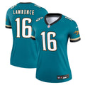 Trevor Lawrence Jacksonville Jaguars Nike Women's Alternate Legend Player Performance Top - Prowler Throwback Teal