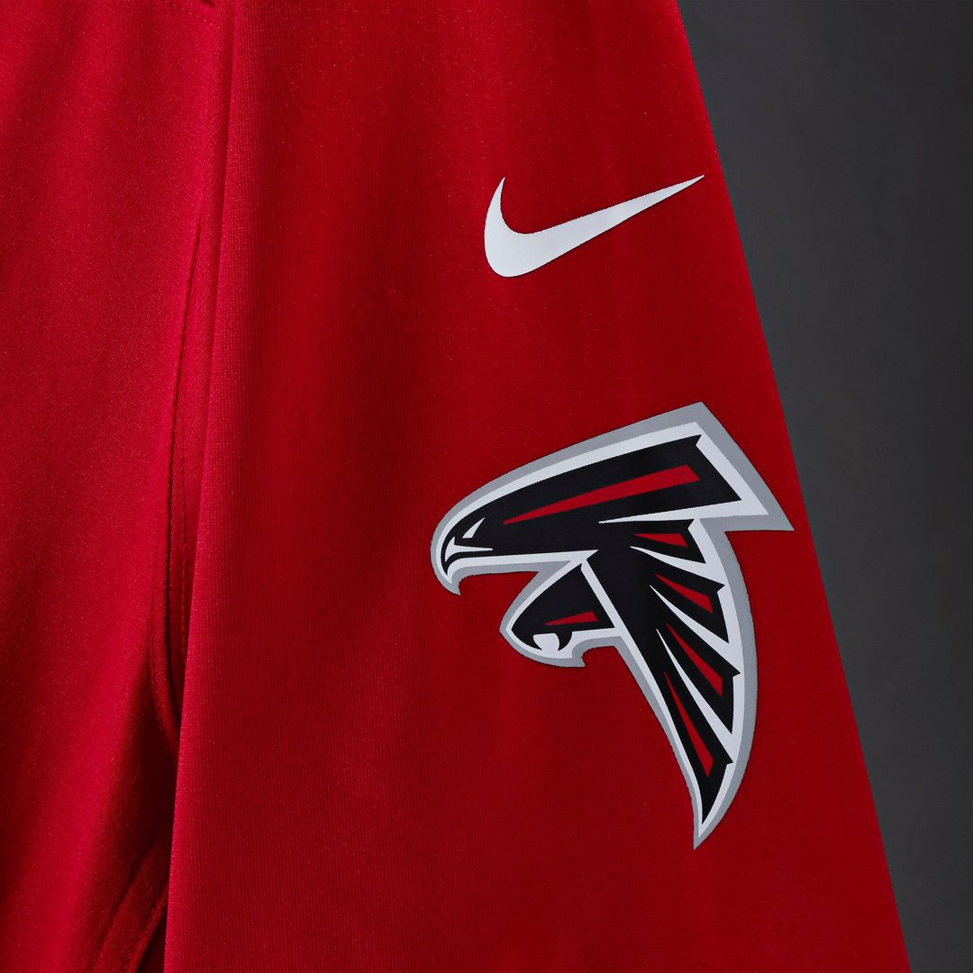 Deion Sanders Atlanta Falcons Nike Women's Retired Player Game Jersey - Red