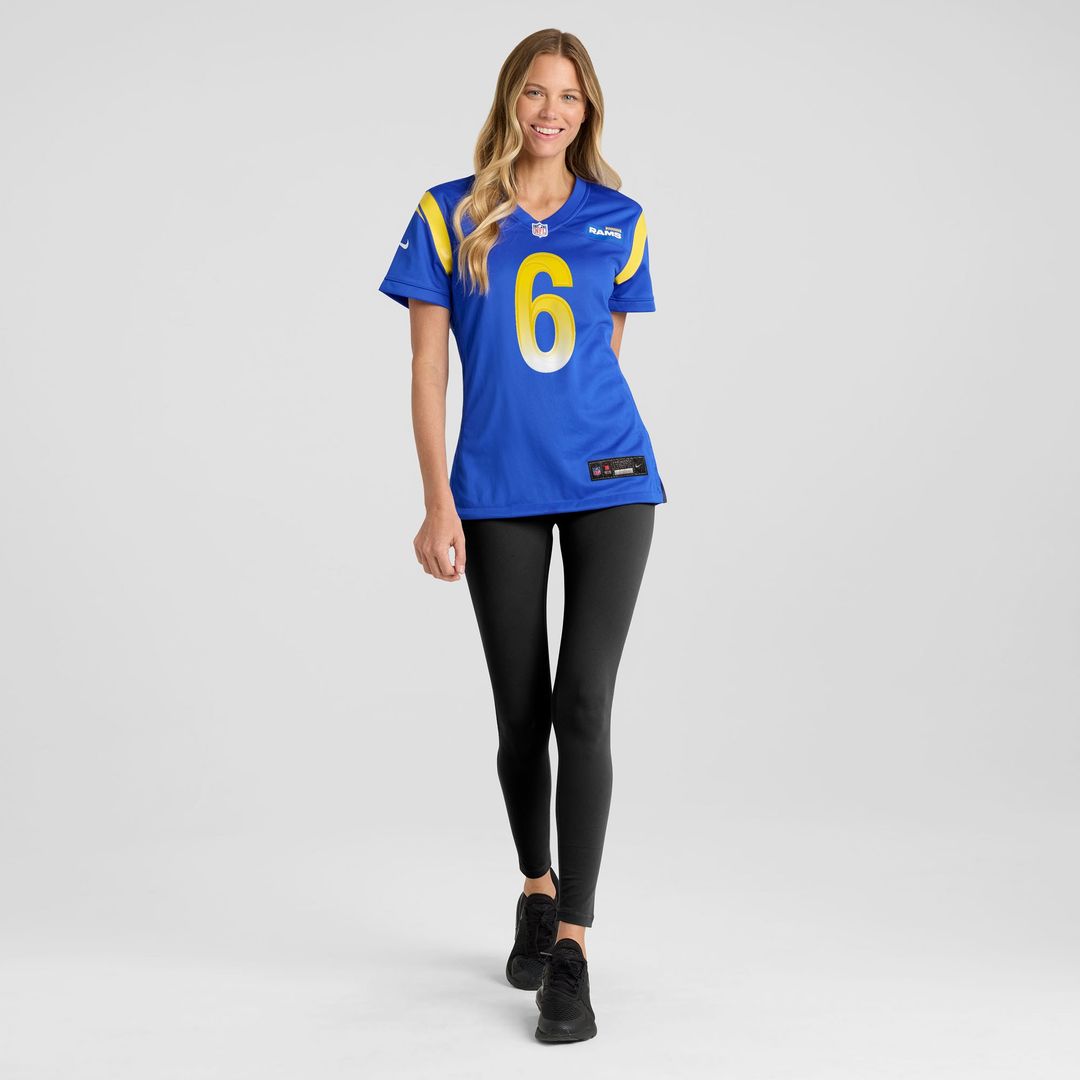 Nick Hampton Los Angeles Rams Nike Women's Team Game Jersey -  Royal