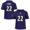 Derrick Henry Baltimore Ravens Nike Infant Team  Player Game Jersey - Purple