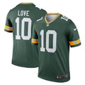 Jordan Love Green Bay Packers Nike  Legend Player Performance Top - Green