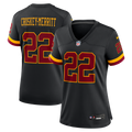 Jacory Croskey-Merritt Washington Commanders Nike Women's Hail Raiser Alternate Game Jersey - Black