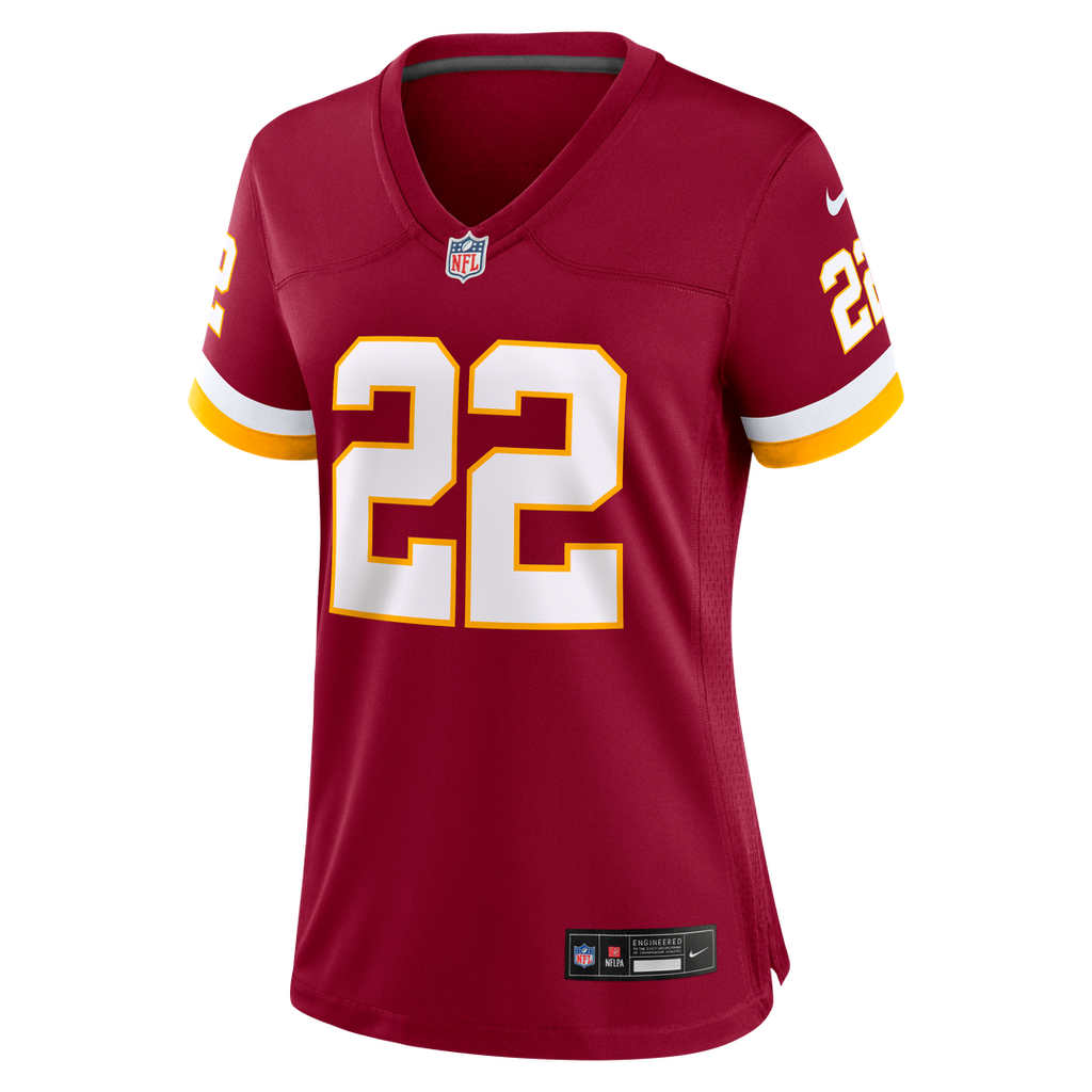 Jacory Croskey-Merritt Washington Commanders Nike Women's Hail Raiser Alternate Game Jersey - Black