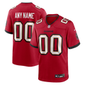 Men's Nike Red Tampa Bay Buccaneers  Team Custom Game Jersey