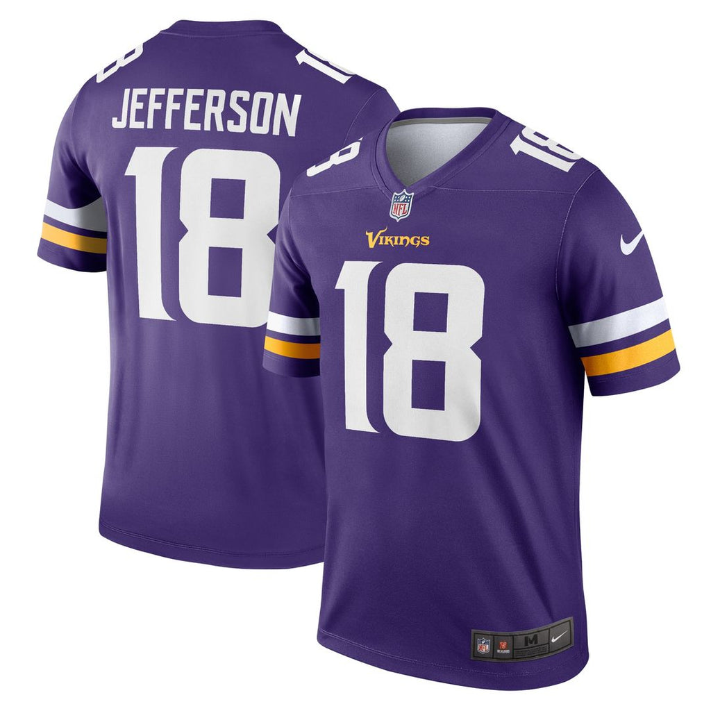 Justin Jefferson Minnesota Vikings Nike Legend Player Performance Top - Purple