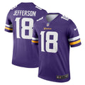 Justin Jefferson Minnesota Vikings Nike Legend Player Performance Top - Purple