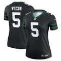 Garrett Wilson New York Jets Nike Women's Alternate Legend Player Performance Top - Legacy Black