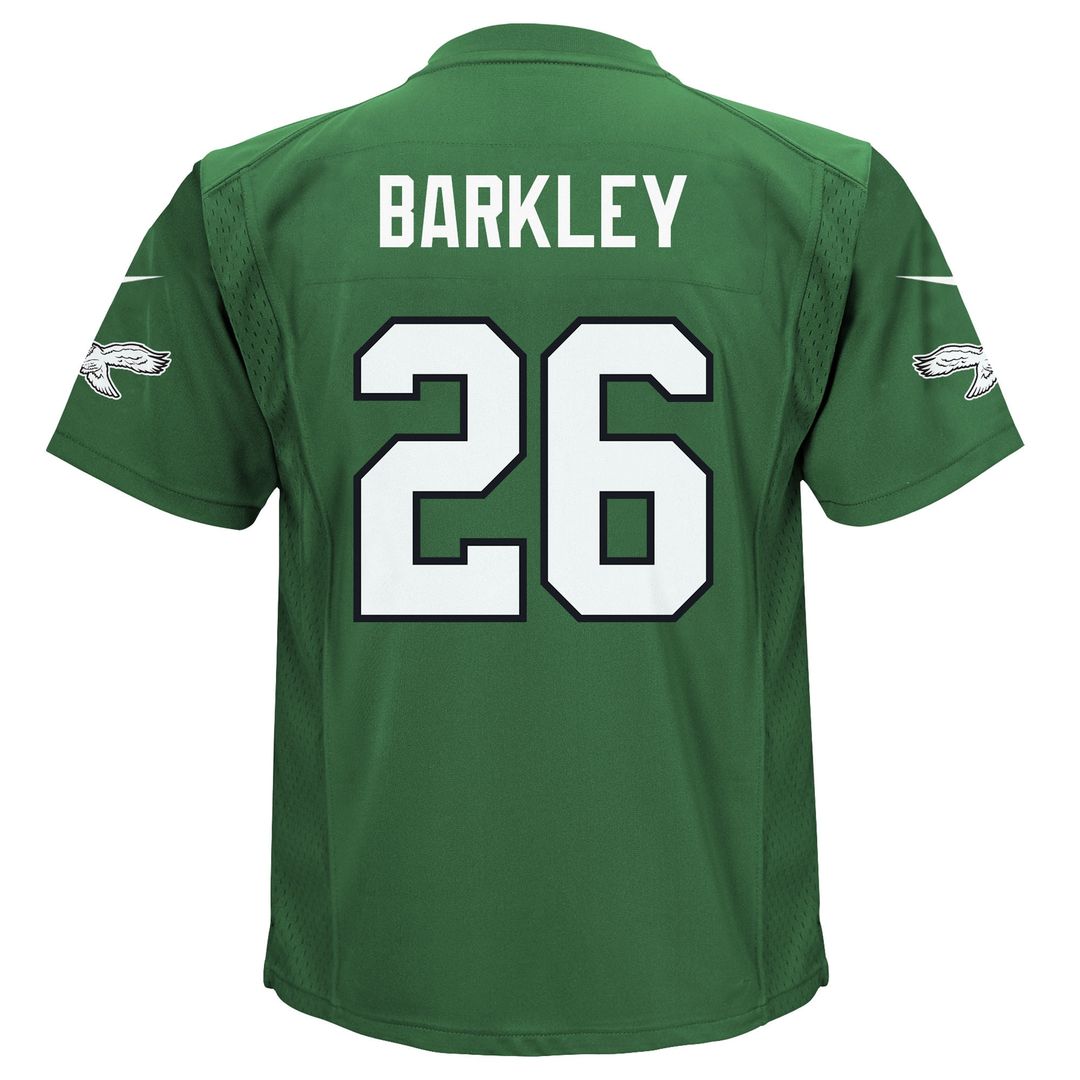 Saquon Barkley Philadelphia Eagles Nike Toddler Game Jersey - Midnight Green