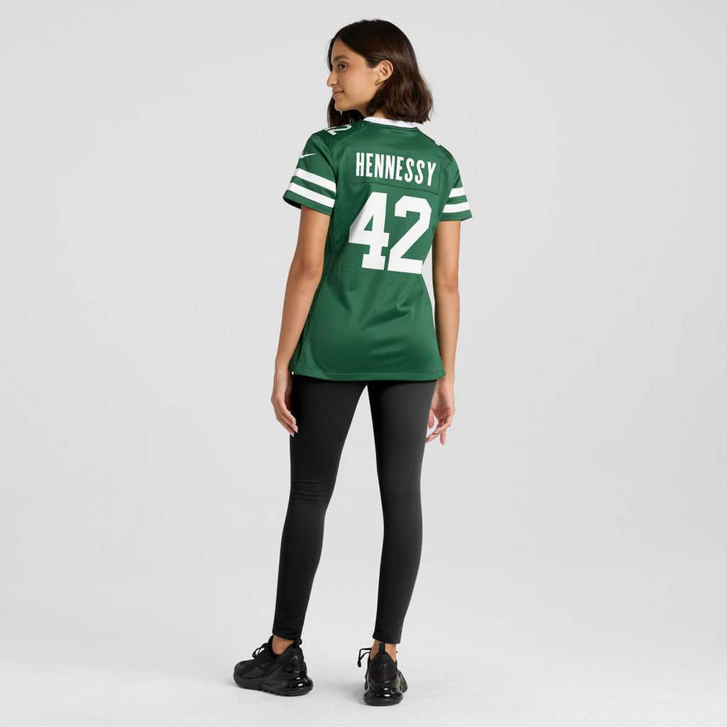 Thomas Hennessy New York Jets Nike Women's Game Jersey - Legacy Green