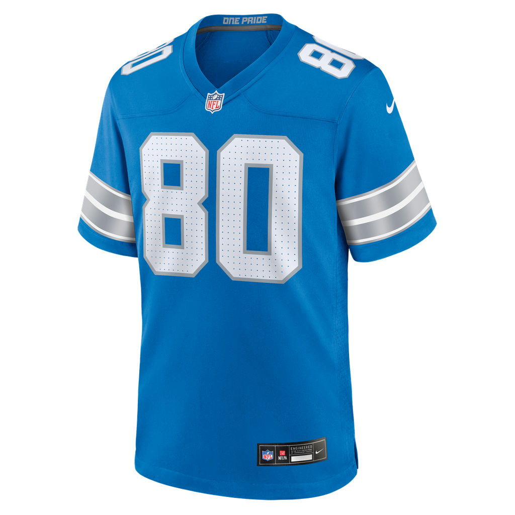 Malik Cunningham Detroit Lions Nike Team Game Jersey -  Blue