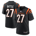 Jordan Battle Cincinnati Bengals Nike Team Game Jersey -  Black