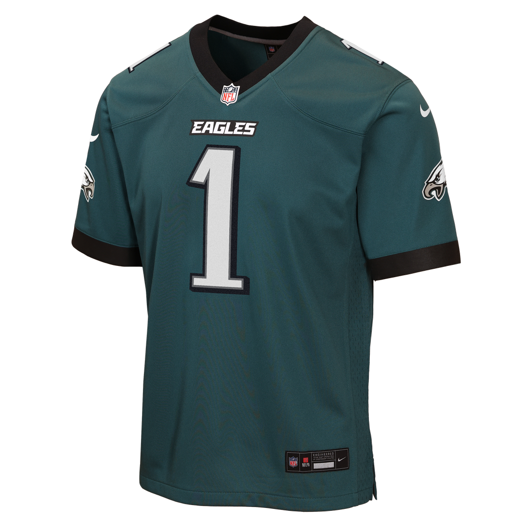 Jalen Hurts Philadelphia Eagles Nike Youth Alternate Game Jersey - Black