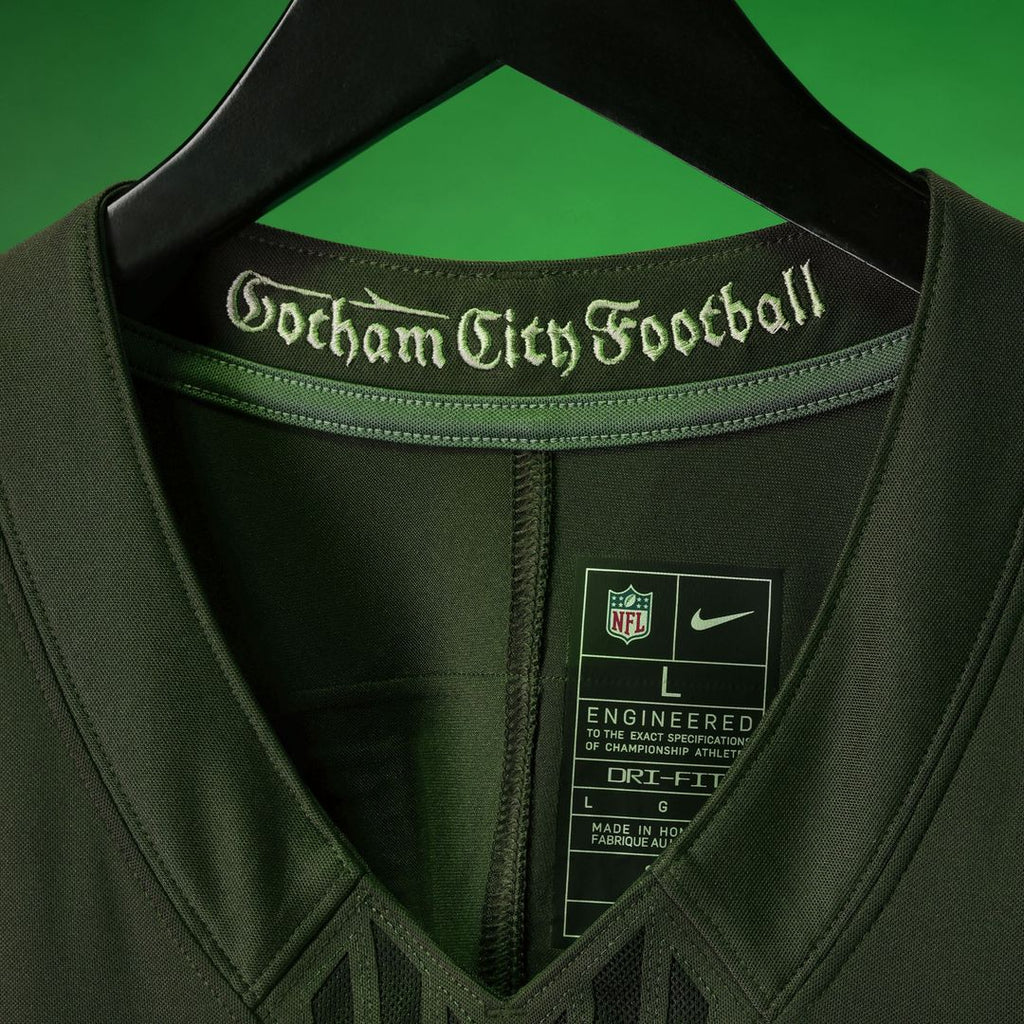 Breece Hall New York Jets Nike 2025 Rivalries Collection Stitched Limited Jersey - Gotham Green