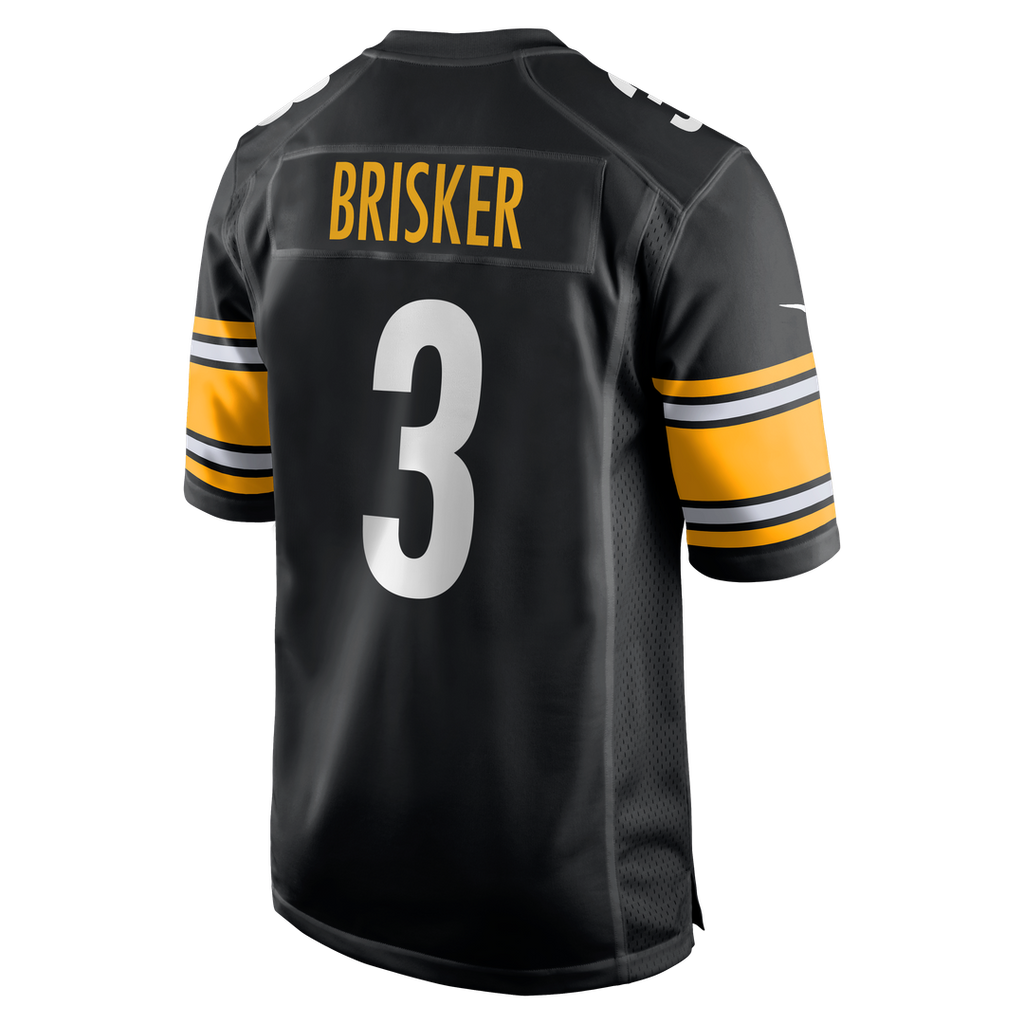 Jaquan Brisker Pittsburgh Steelers Nike Team Game Jersey - Black