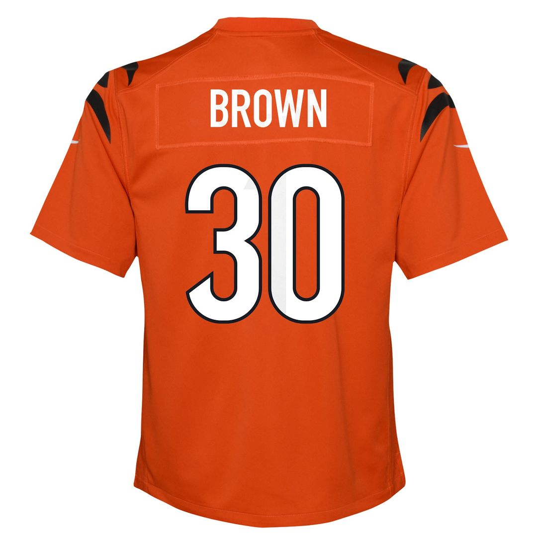 Chase Brown Cincinnati Bengals Nike Youth Youth - Black