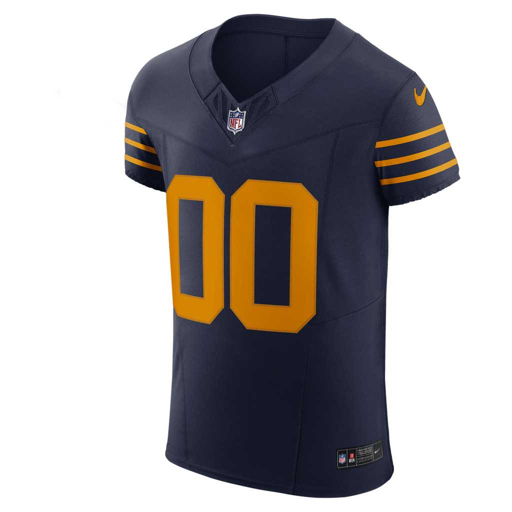 Green Bay Packers Nike Alternate Vapor F.U.S.E. Elite Custom Jersey - Navy