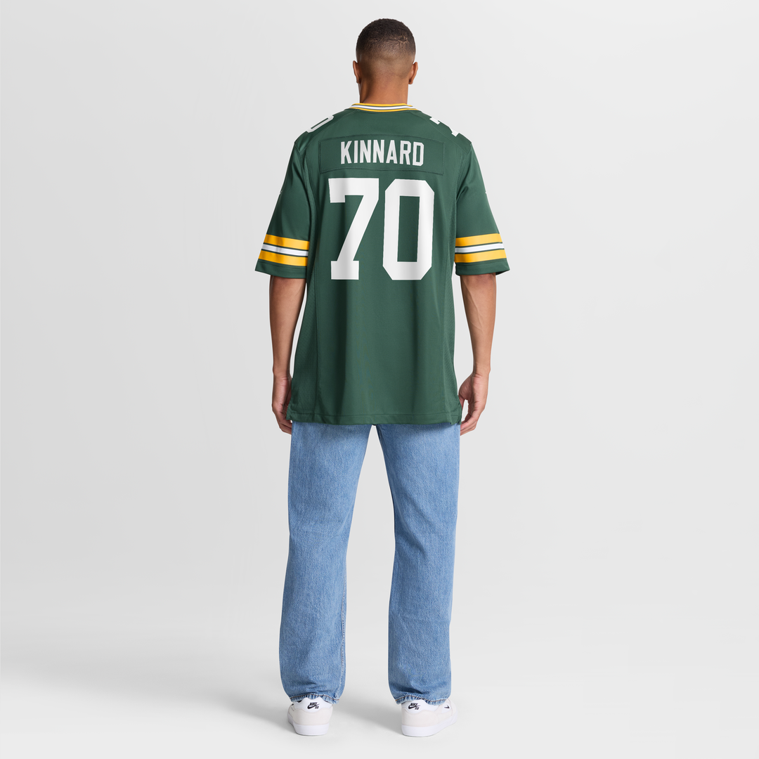 Darian Kinnard Green Bay Packers Nike Team Game Jersey -  Green