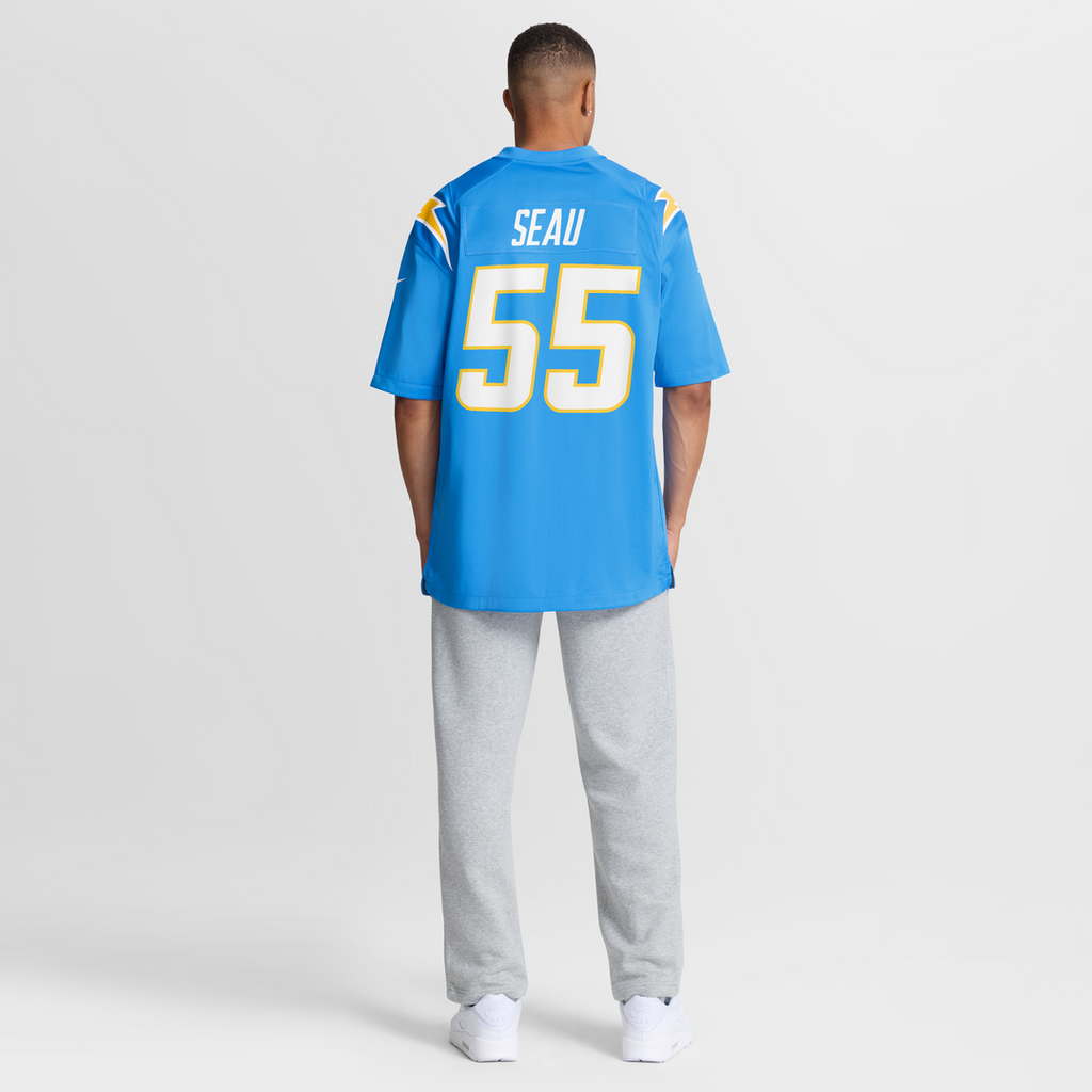 Junior Seau Los Angeles Chargers Nike Game Retired Player Jersey - Powder Blue