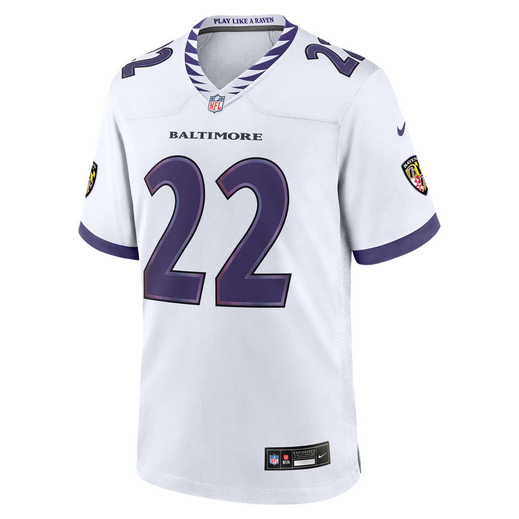 Derrick Henry Baltimore Ravens Nike Game Jersey - White