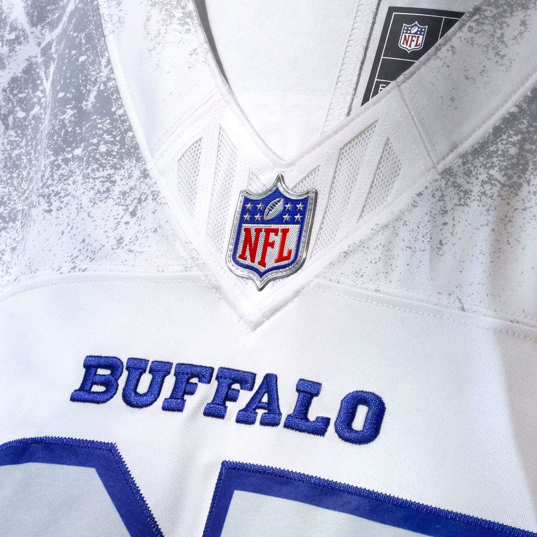Josh Allen Buffalo Bills Nike 2025 Rivalries Collection Stitched Limited Jersey - White