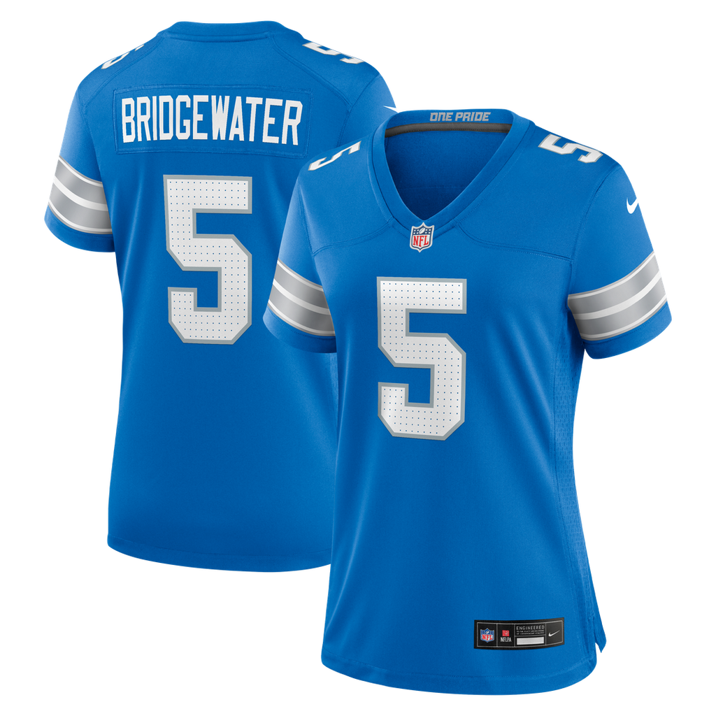 Teddy Bridgewater Detroit Lions Nike Women's Team Game Jersey -  Blue