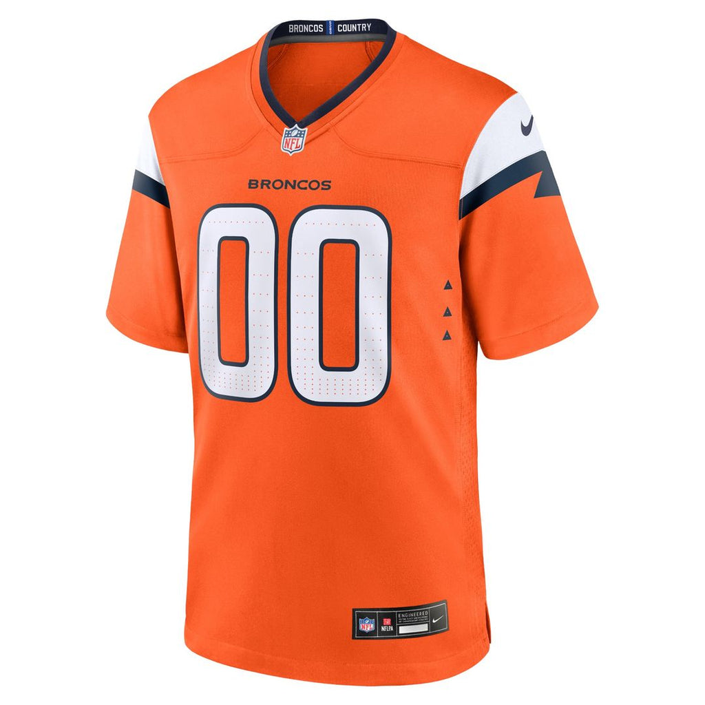 Denver Broncos Nike Custom Game Jersey - White