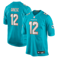 Bob Griese Miami Dolphins Nike Game Retired Player Jersey - Aqua