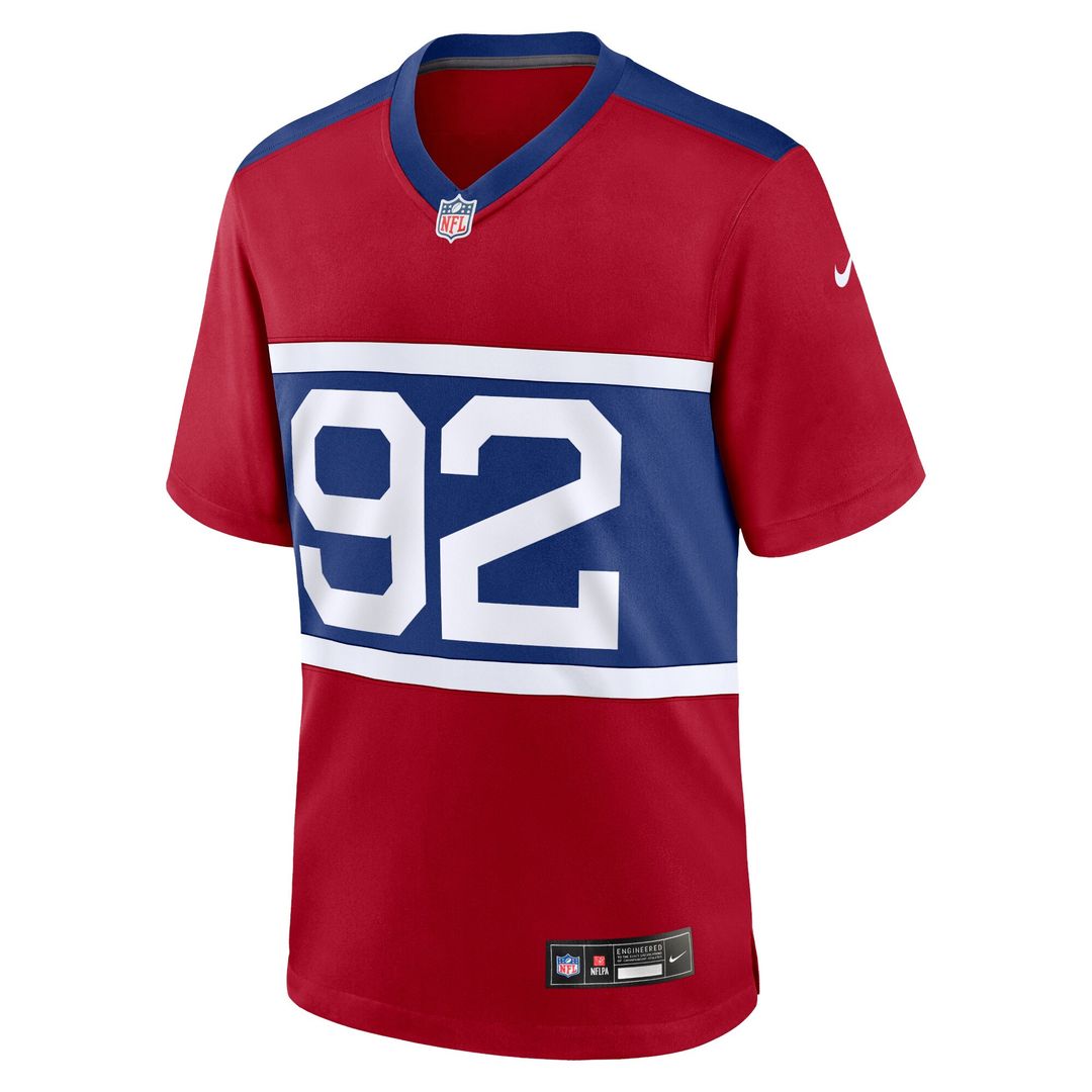 Michael Strahan New York Giants Nike Alternate Retired Player Game Jersey - Century Red