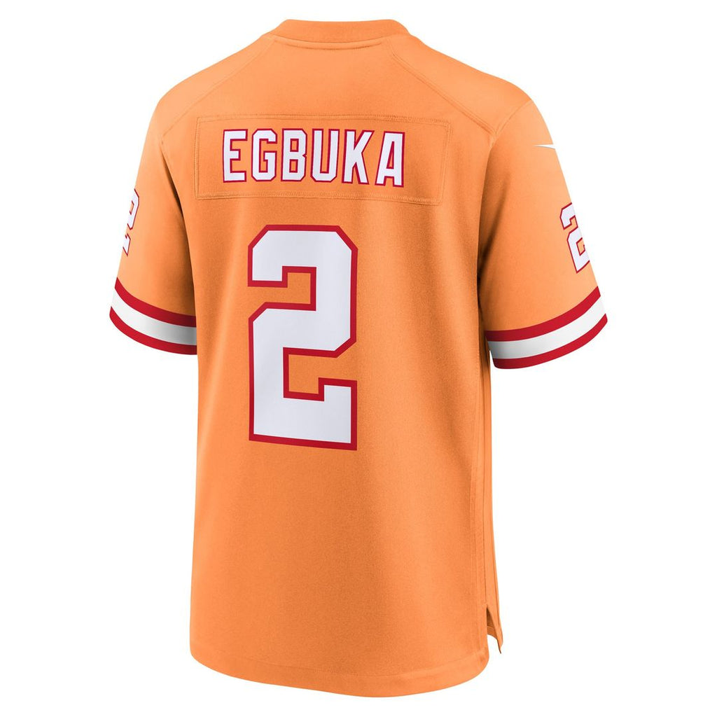Emeka Egbuka Tampa Bay Buccaneers Nike Alternate Game Player Jersey - Pewter