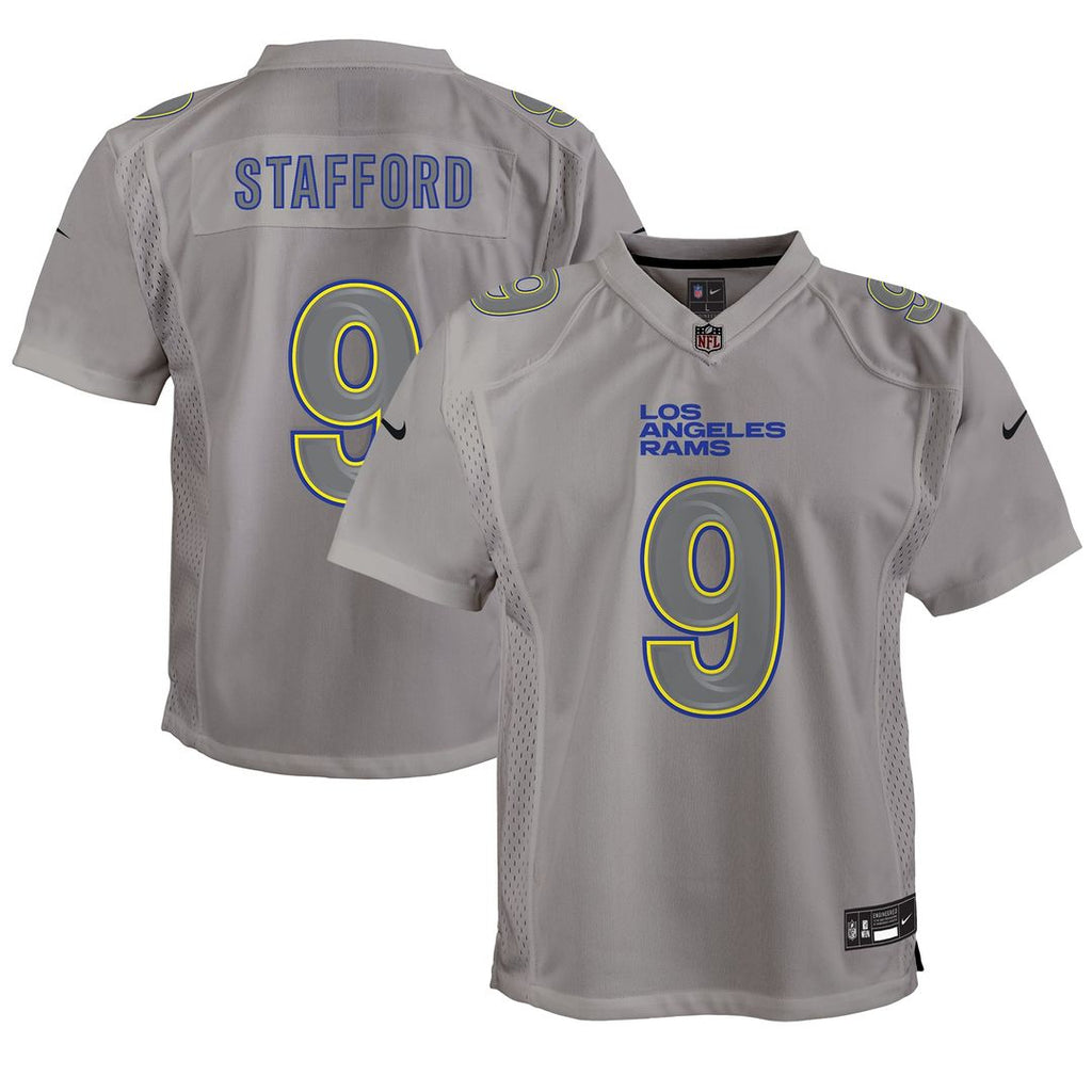 Matthew Stafford Los Angeles Rams Nike Youth Atmosphere Game Jersey - Gray